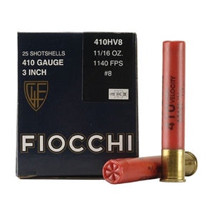 Fiocchi Ammo Lead 410ga 3" Sz8 11/16oz /25