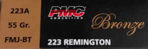 PMC Ammo - 223 Remington - FMJ - 55 GR - 20 Rounds