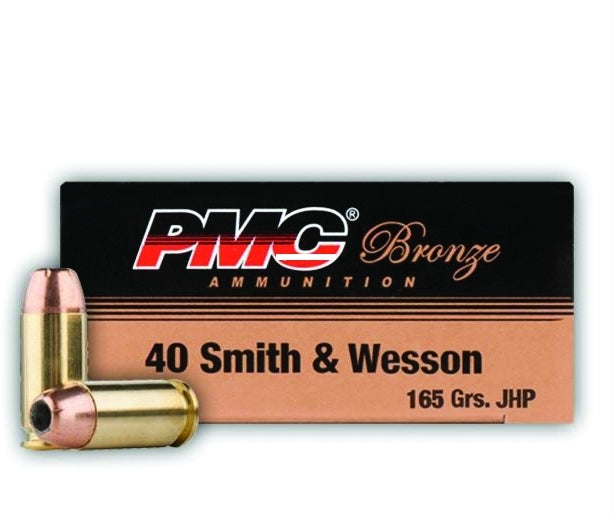 PMC Ammunition -  40 S&W Hollow Point - 165 GR - 50 Rounds