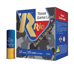 RIO Top Game Texas 12 ga, 2.75", 1 1/4 oz, #7.5 shot, 25/bx