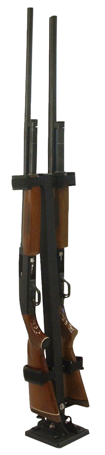 rugged gear Rugged Gear 10082 Floor Mount Gun Rack Black Metal Universal – Johnny's Sport Shop