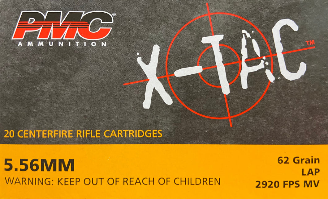 PMC Ammo - 5.56MM - Green Tip LAP - 62 GR - 20 Rounds