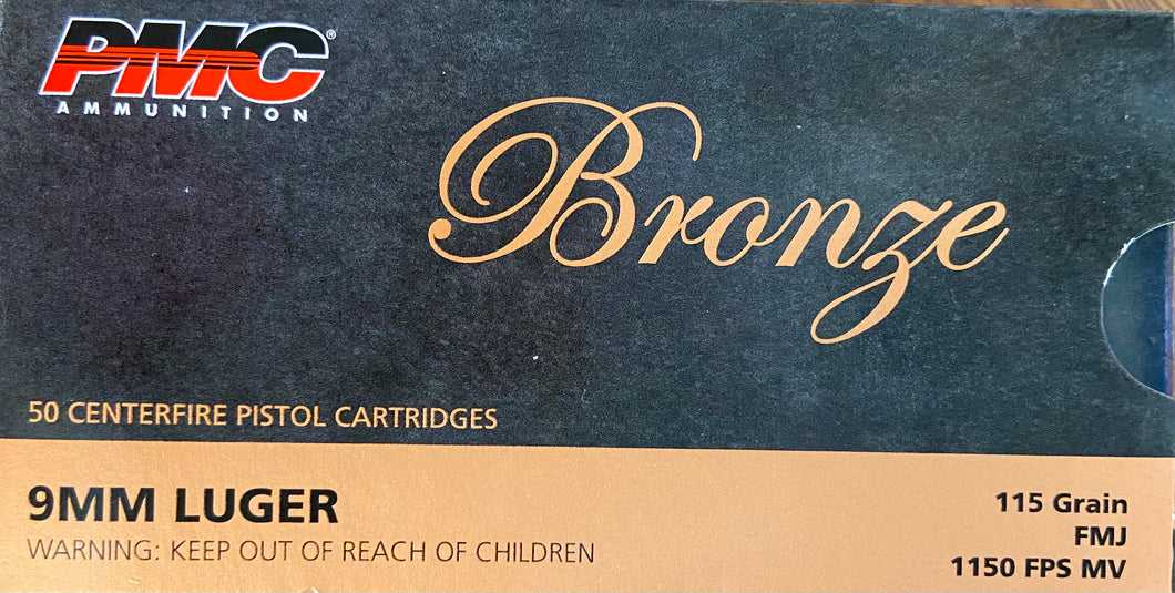 PMC Ammo - 9MM Luger - FMJ - 124 GR - 1000 Rounds