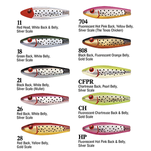 best lure color for speckled trout MirrOlure